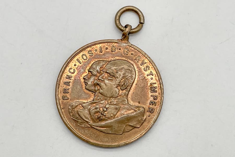 Schützenmedaille Franz Josef 1898 Kaiser Jubiläumschießen